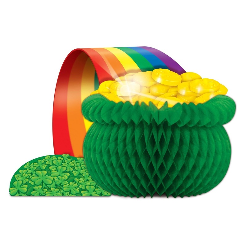 12 Pack Beistle St. Patrick's Day Pot O' Gold Centerpiece