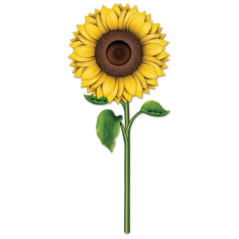 12 Pack Beistle Sunflower Party Cutout