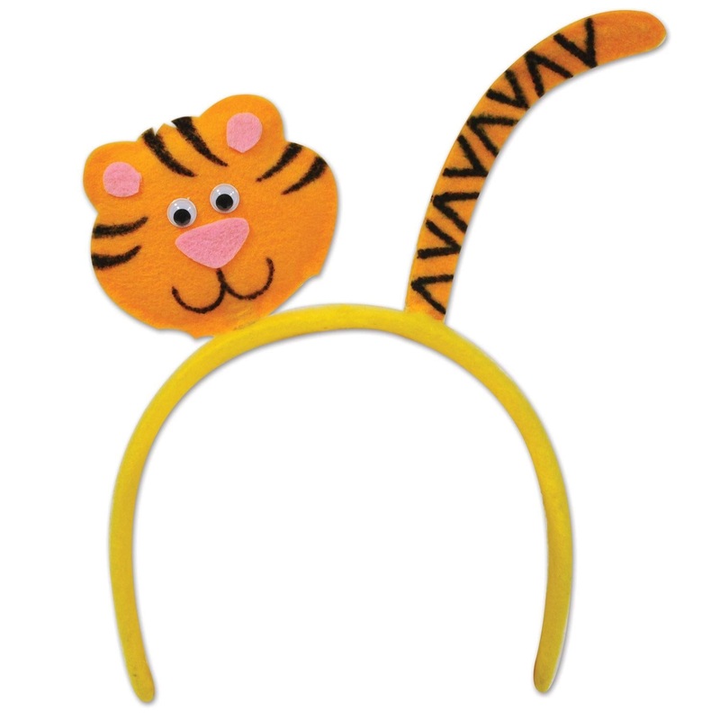 12 Pack Beistle Tiger Headband