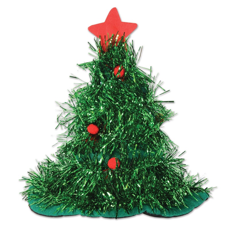 12 Pack Beistle Tinsel Christmas Tree Hat