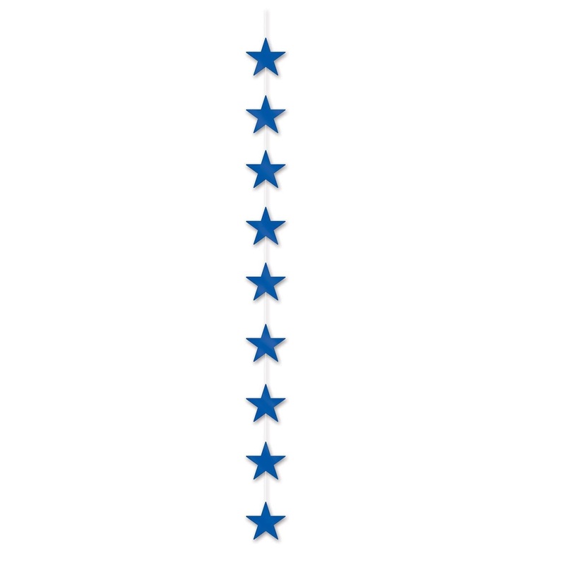12 Piece Beistle Star Party Stringer - blue