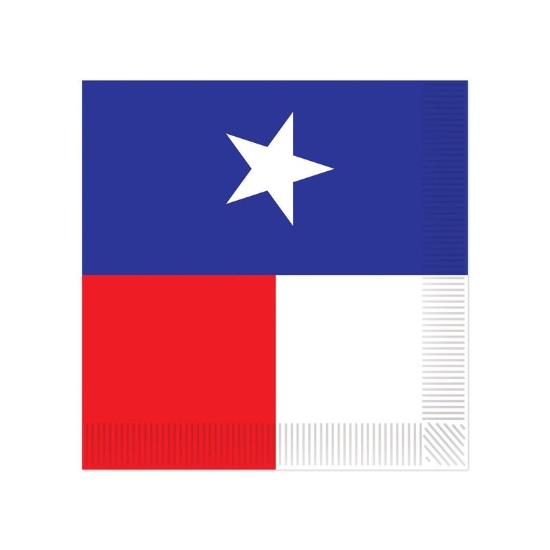 192 Pack Beistle Texas Beverage Party Napkins