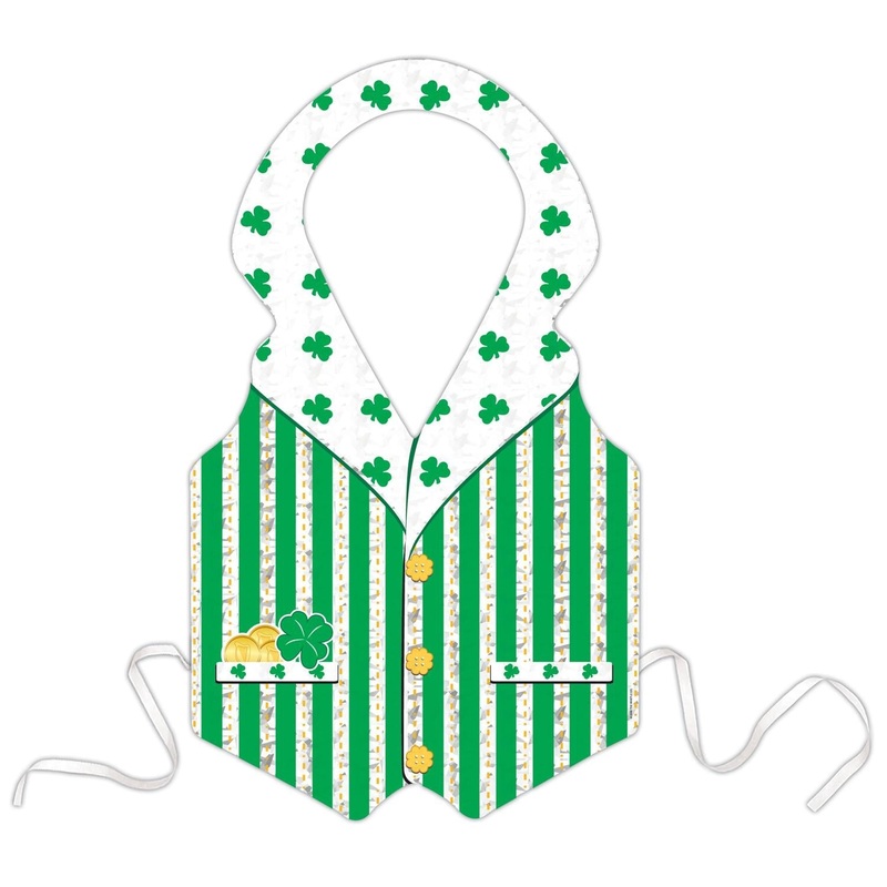 24 Pack Beistle Prismatic St Patrick Vest