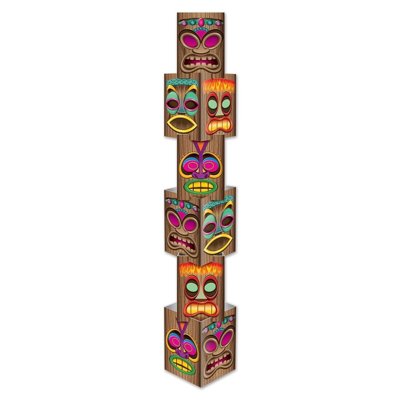 36 Piece Beistle Luau Party Tiki Column