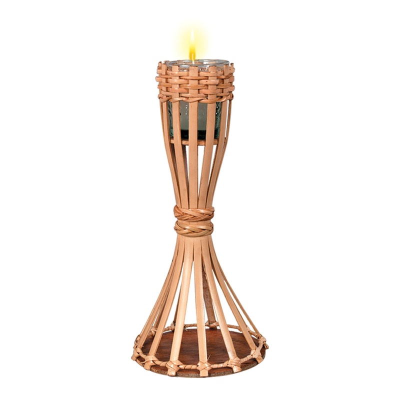 6 Pack Beistle Luau Party Tabletop Bamboo Torch