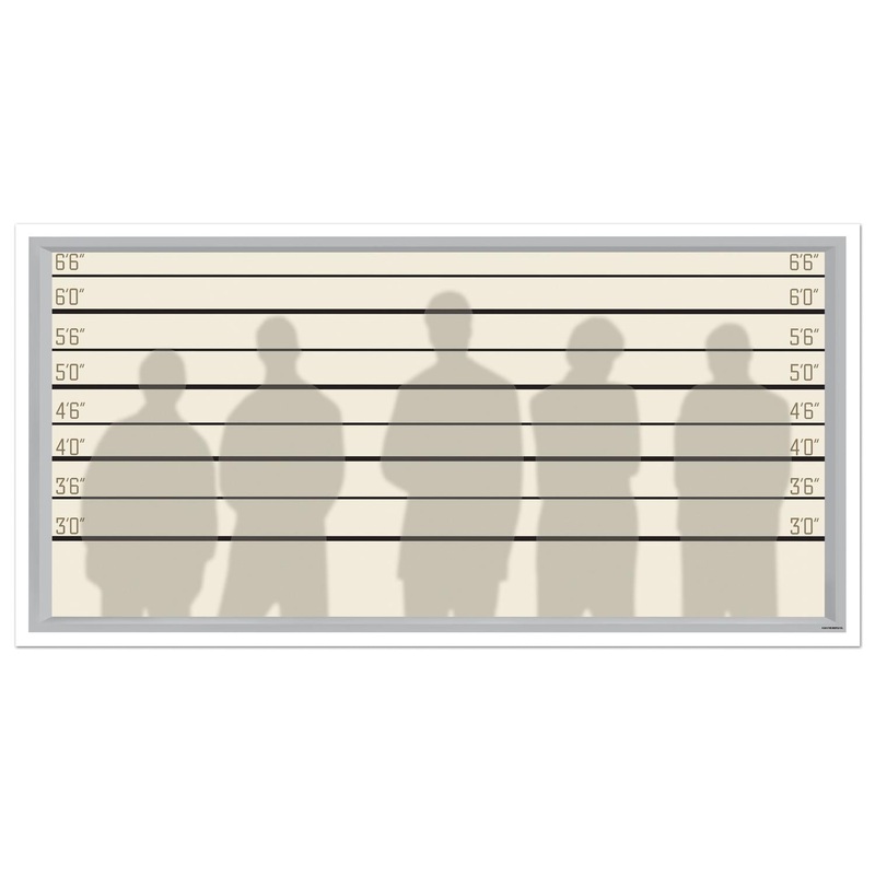6 Pack Beistle PSI Lineup Party Insta-View Decoration