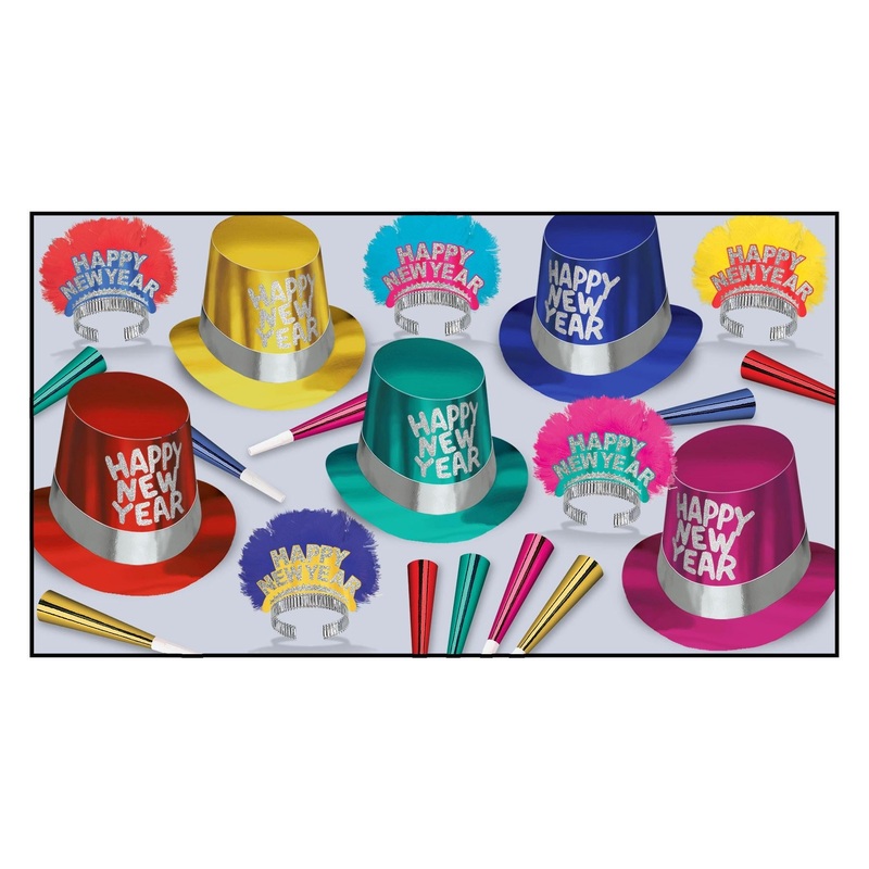 Beistle New Year's Eve Monte Carlo Party Kit for 10