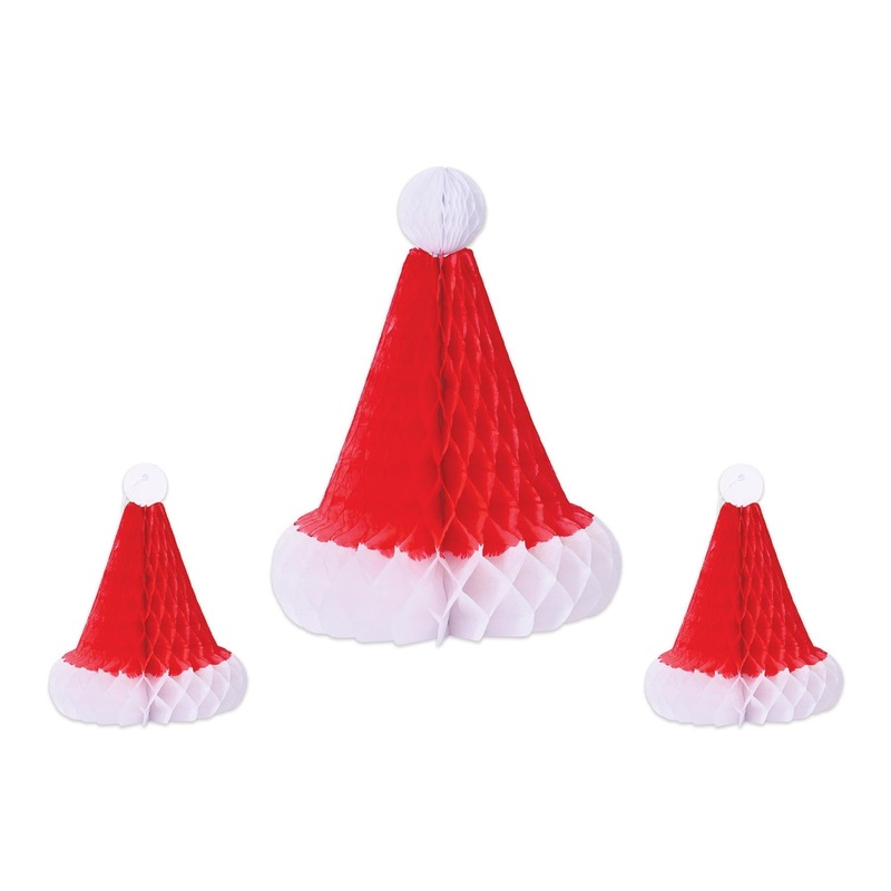 12 Pack Beistle Christmas Tissue Santa Hats