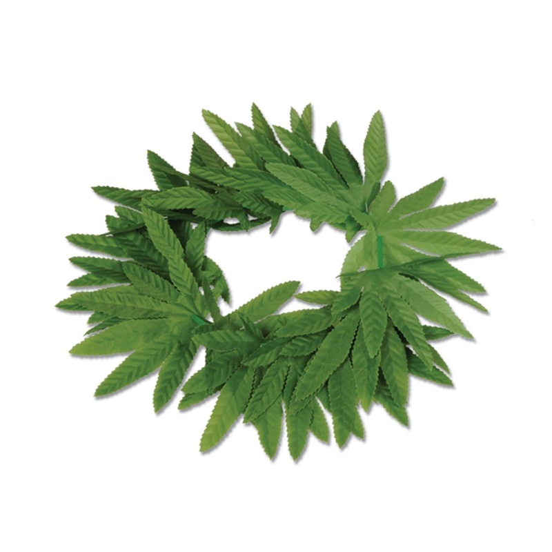 12 Pack Beistle Luau Party Tropical Fern Leaf Headband