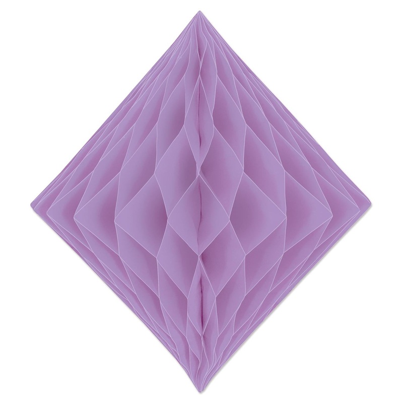 12 Pack Beistle Party Tissue Diamond - lavender