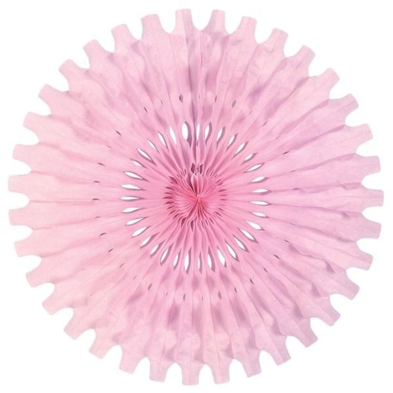 12 Pack Beistle Party Tissue Fan - pink