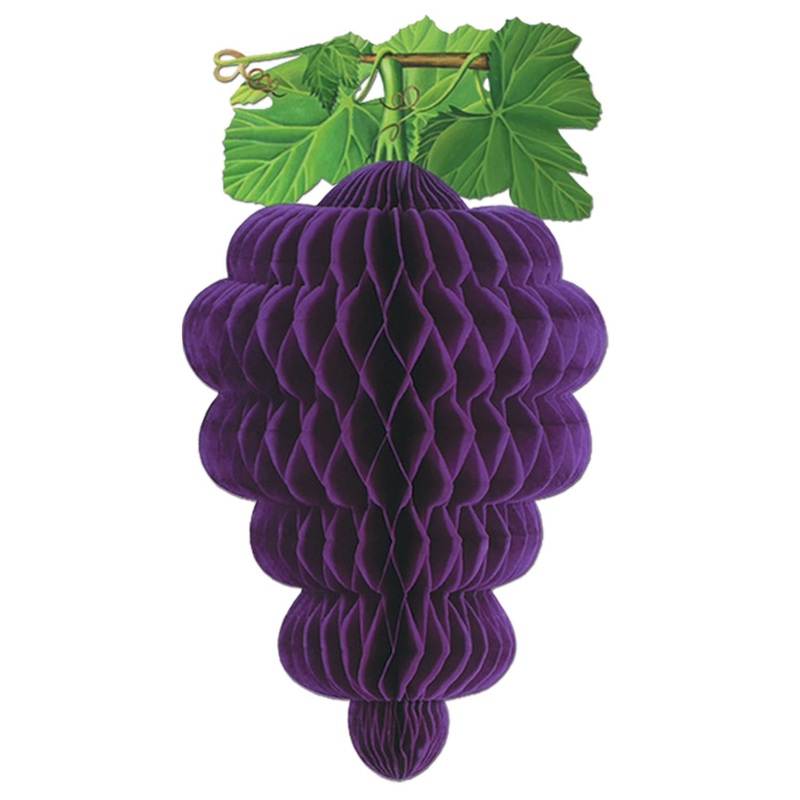 12 Pack Beistle Tissue Grape Cluster Party Decoration
