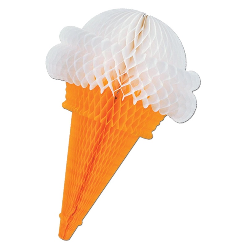 12 Pack Beistle Tissue Ice Cream Party Cone