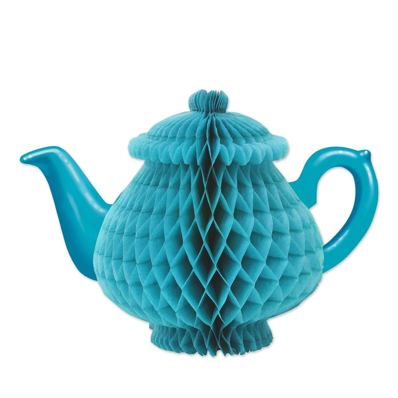 12 Pack Beistle Tissue Teapot Party Centerpiece