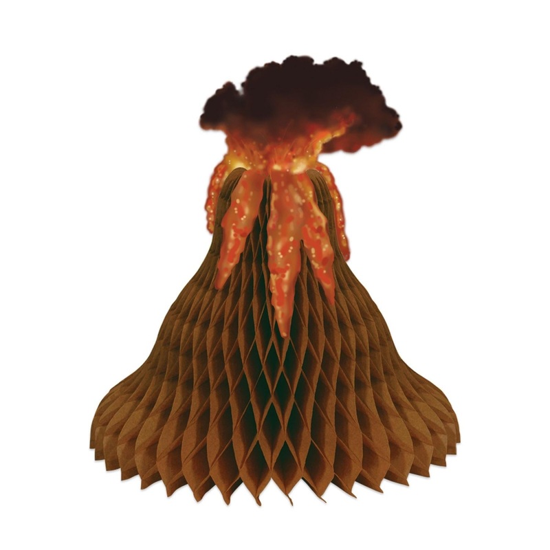 12 Pack Beistle Tissue Volcano Party Centerpiece