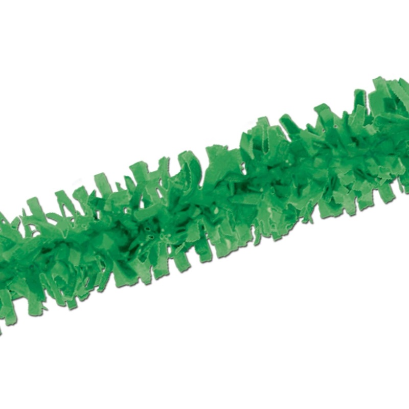 12 Piece Beistle Pkgd Party Tissue Festooning - green