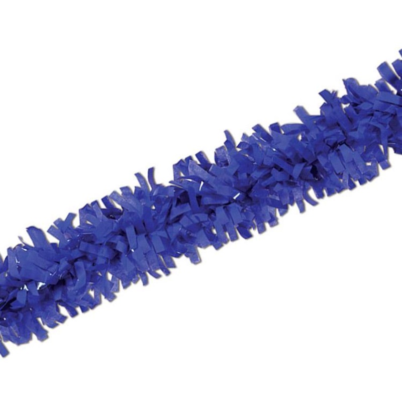 12 Piece Beistle Pkgd Tissue Party Festooning - blue