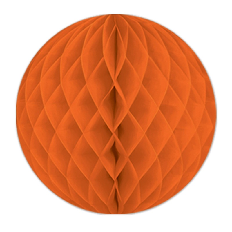 24 Pack Beistle Party Tissue Ball - orange