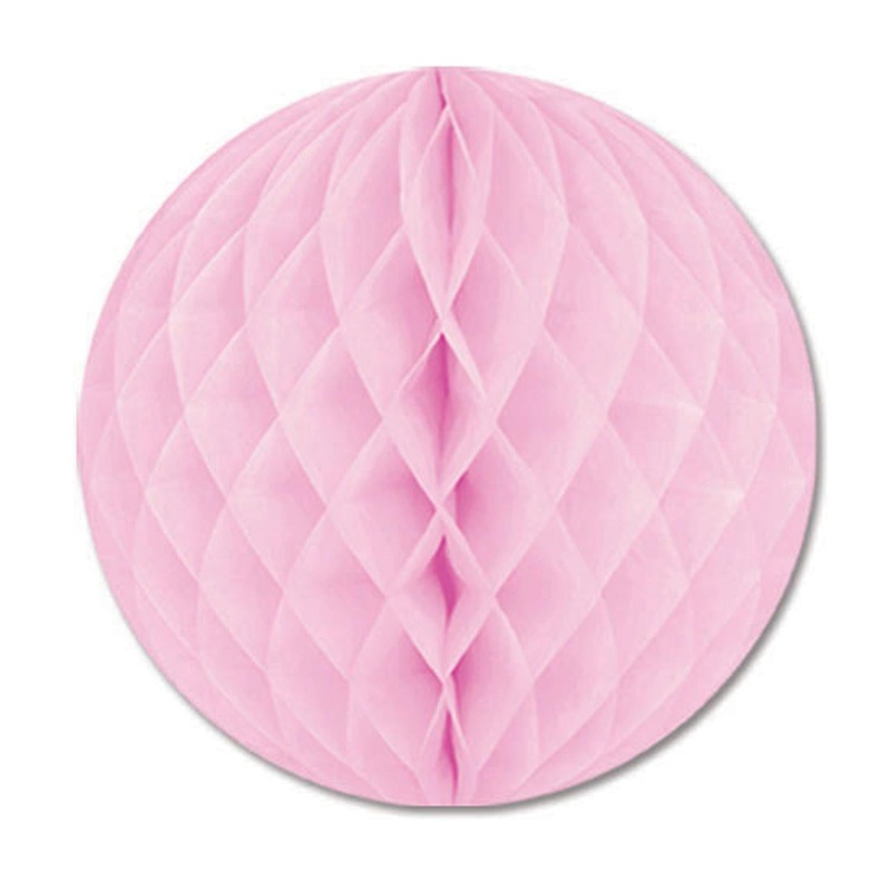 24 Pack Beistle Party Tissue Ball - pink