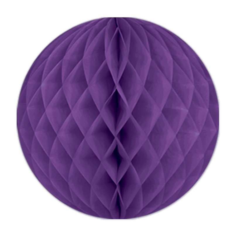 24 Pack Beistle Party Tissue Ball - purple
