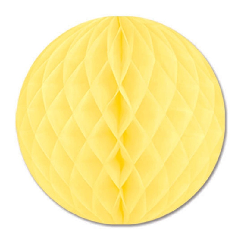 24 Pack Beistle Party Tissue Ball - yellow