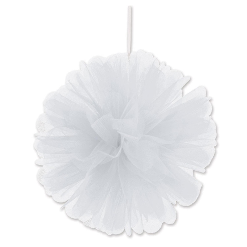 24 Pack Beistle Party White Tulle Balls