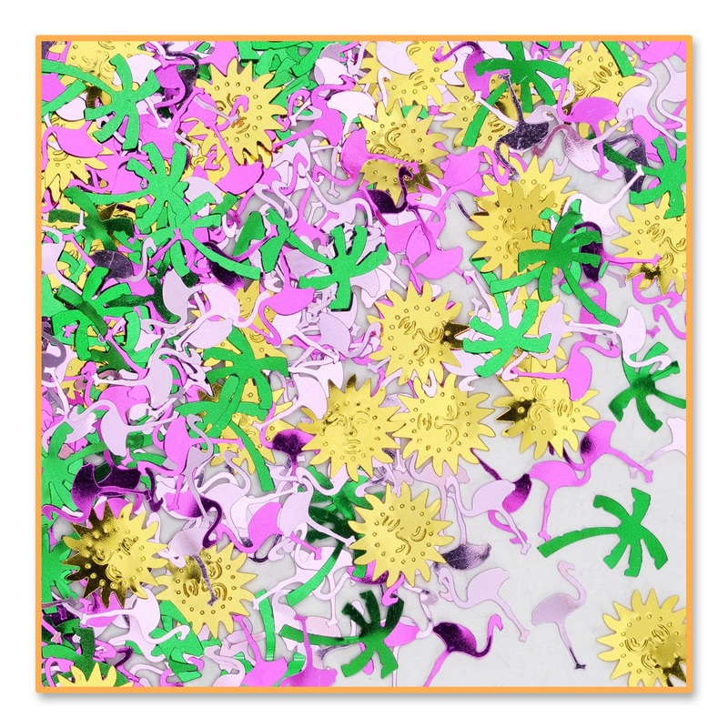 6 Pack Beistle Luau Party Tropical Breeze Confetti (0.5 Oz/Pkg)