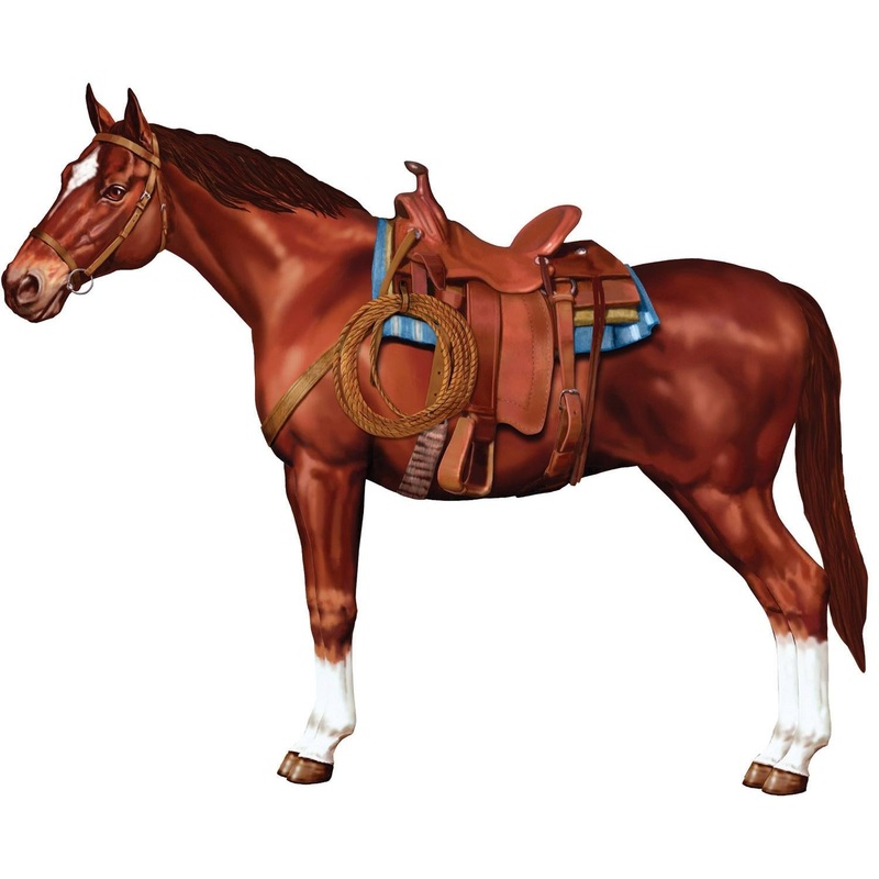 12 Pack Beistle Jointed Horse Party Decoration