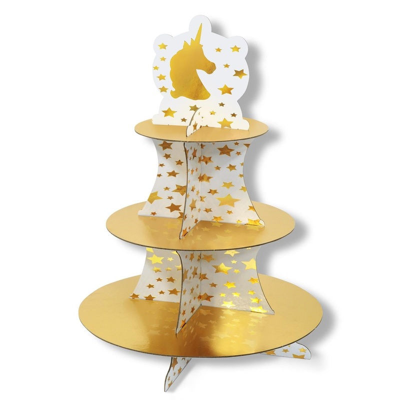 12 Pack Beistle Unicorn Party Cupcake Stand