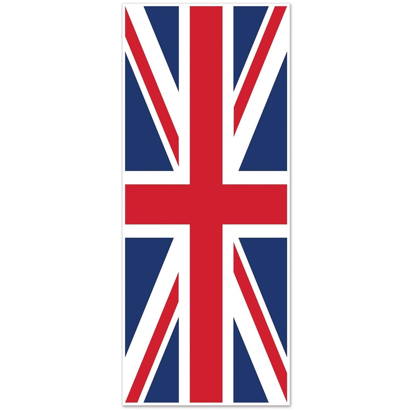 12 Pack Beistle Union Jack Party Door Cover