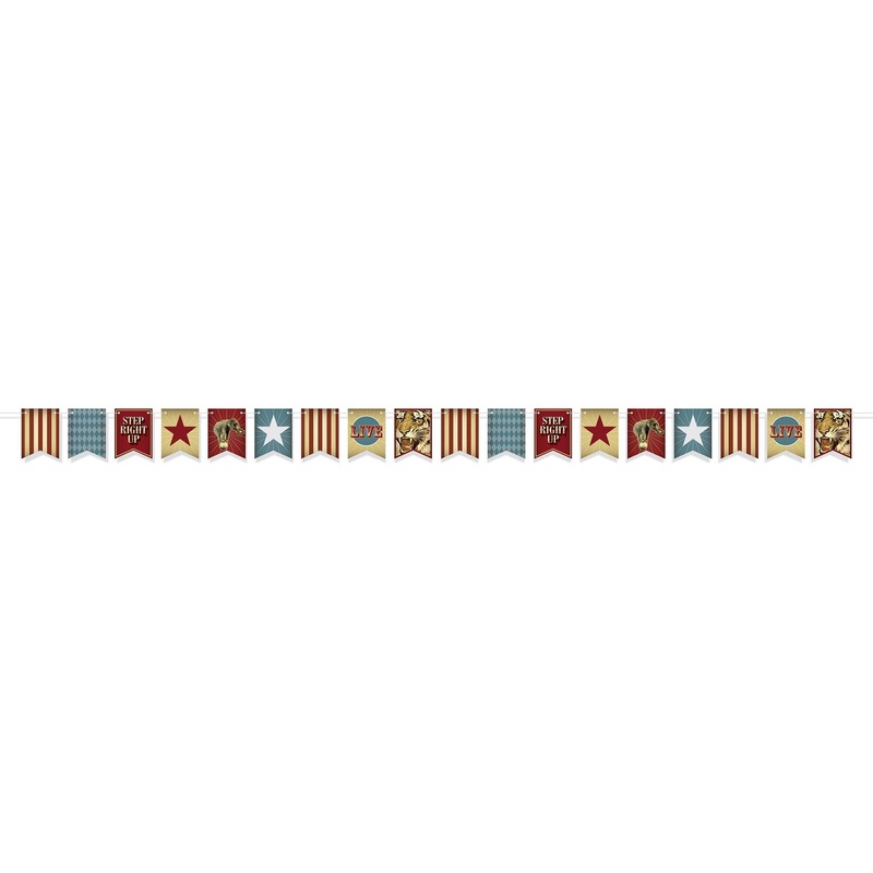 12 Pack Beistle Vintage Circus Party Streamer