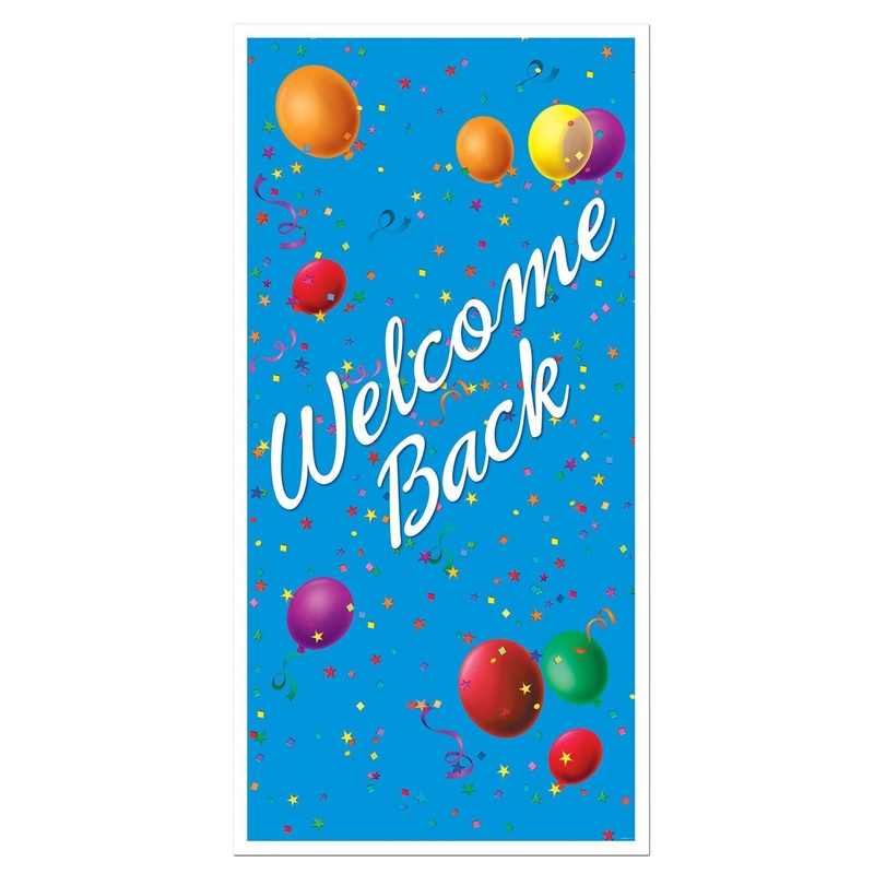 12 Pack Beistle Welcome Back Party Door Cover
