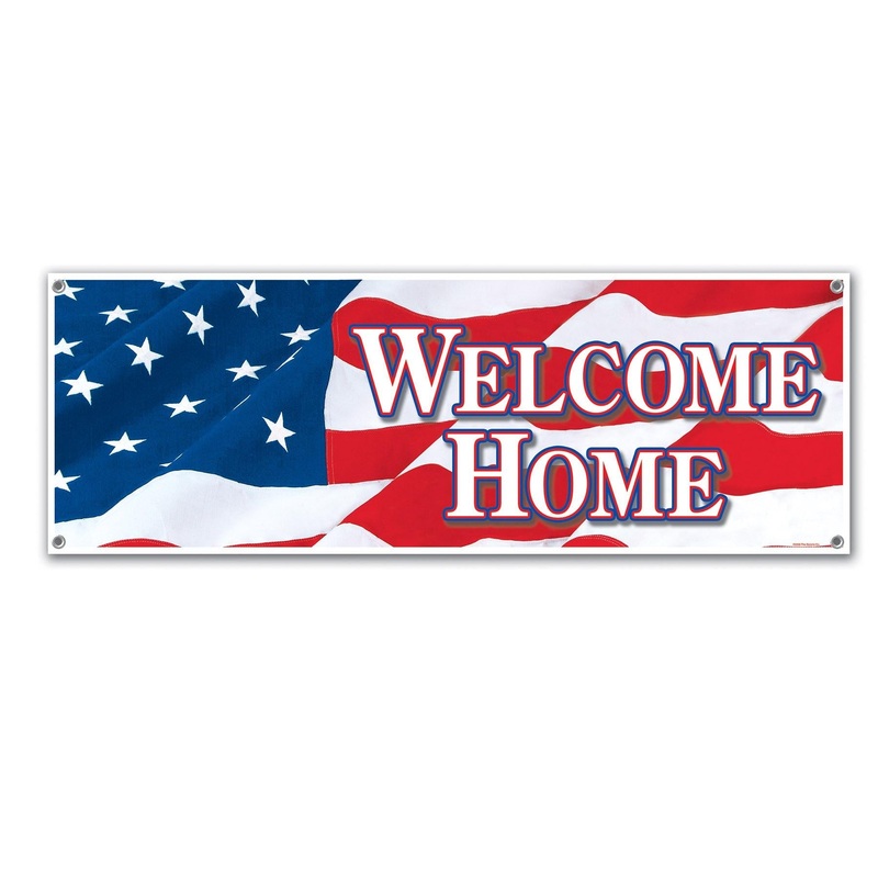 12 Pack Beistle Welcome Home Party Sign Banner
