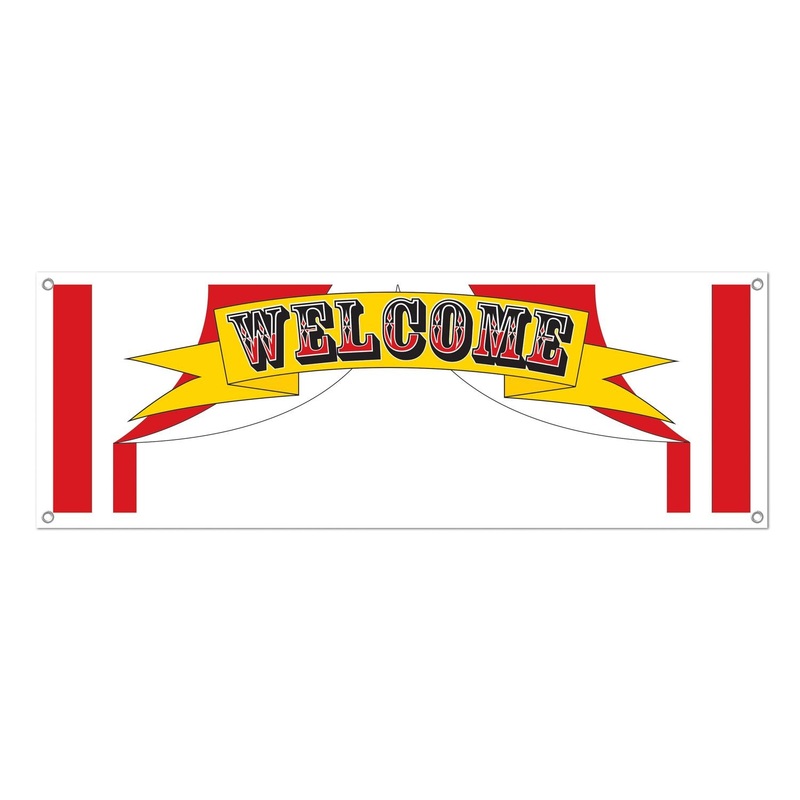 12 Pack Beistle Welcome Party Sign Banner
