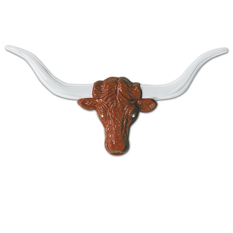 24 Pack Beistle Western Party Plastic Longhorn Steer Head