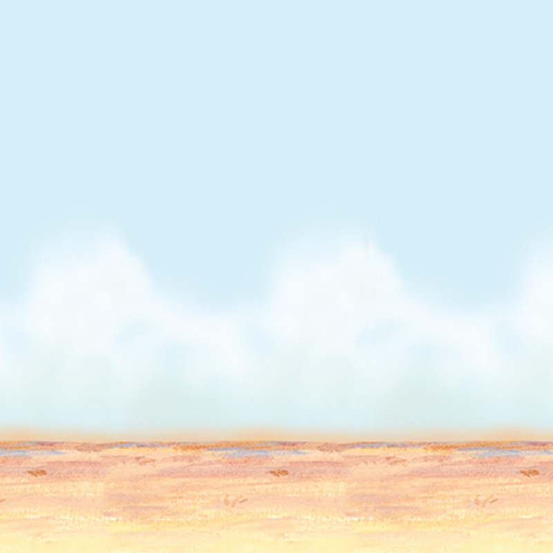 6 Pack Beistle Desert Sky/Sand Party Backdrop