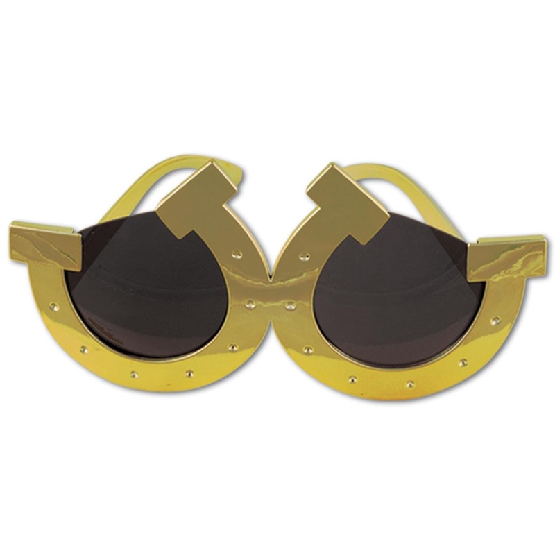 6 Pack Beistle Horseshoe Fanci-Frame Glasses