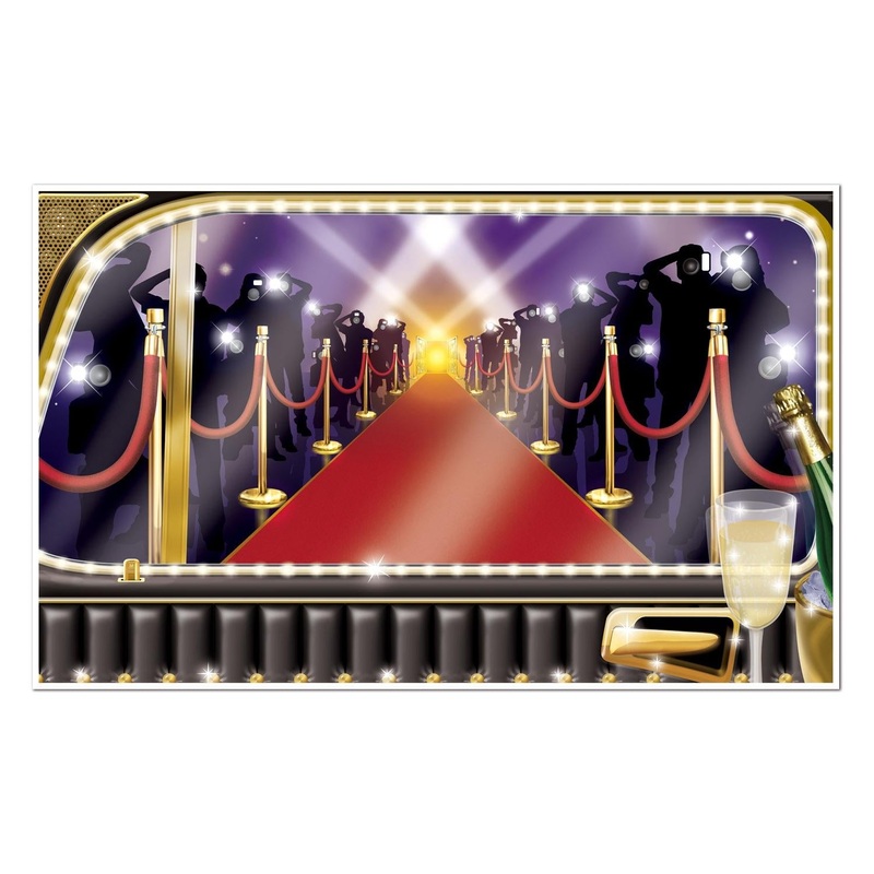 6 Pack Beistle VIP Limo Arrival Party Insta-View Decoration
