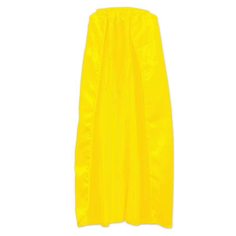 12 Pack Beistle Fabric Cape - yellow - string-tie closure