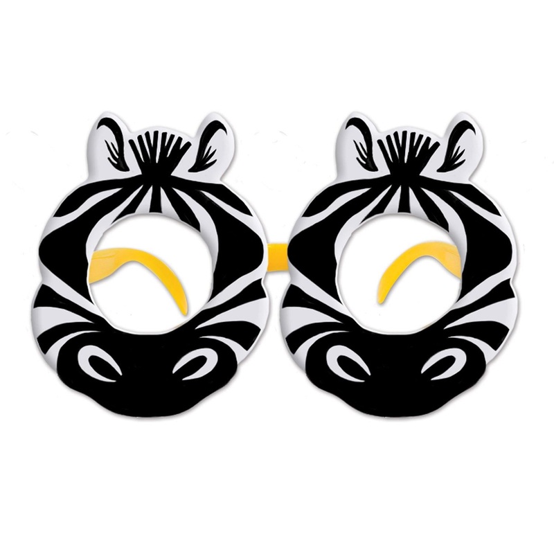 12 Pack Beistle Zebra Glasses