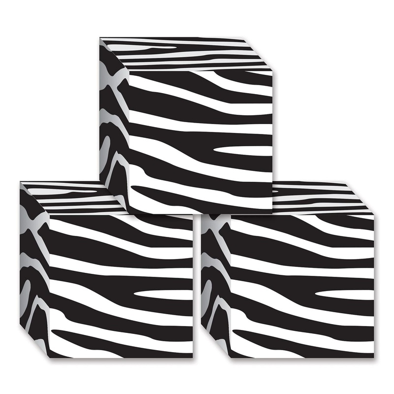 36 Pack Beistle Zebra Print Party Favor Boxes