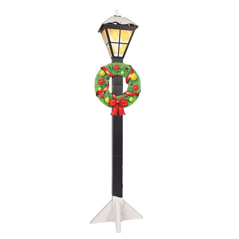 4 Pack Beistle 3-D Christmas Lamppost Prop