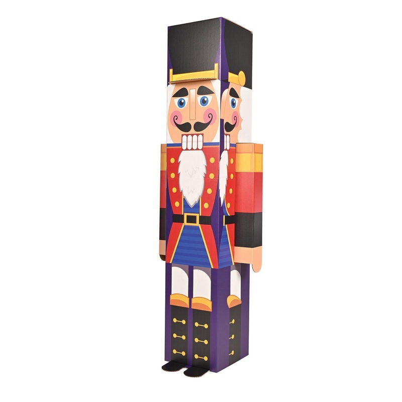 4 Pack Beistle Christmas 3-D Nutcracker Prop
