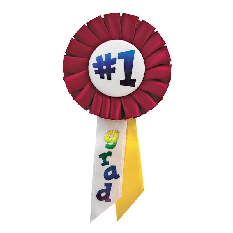 6 Pack Beistle #1 Grad Graduation Rosette