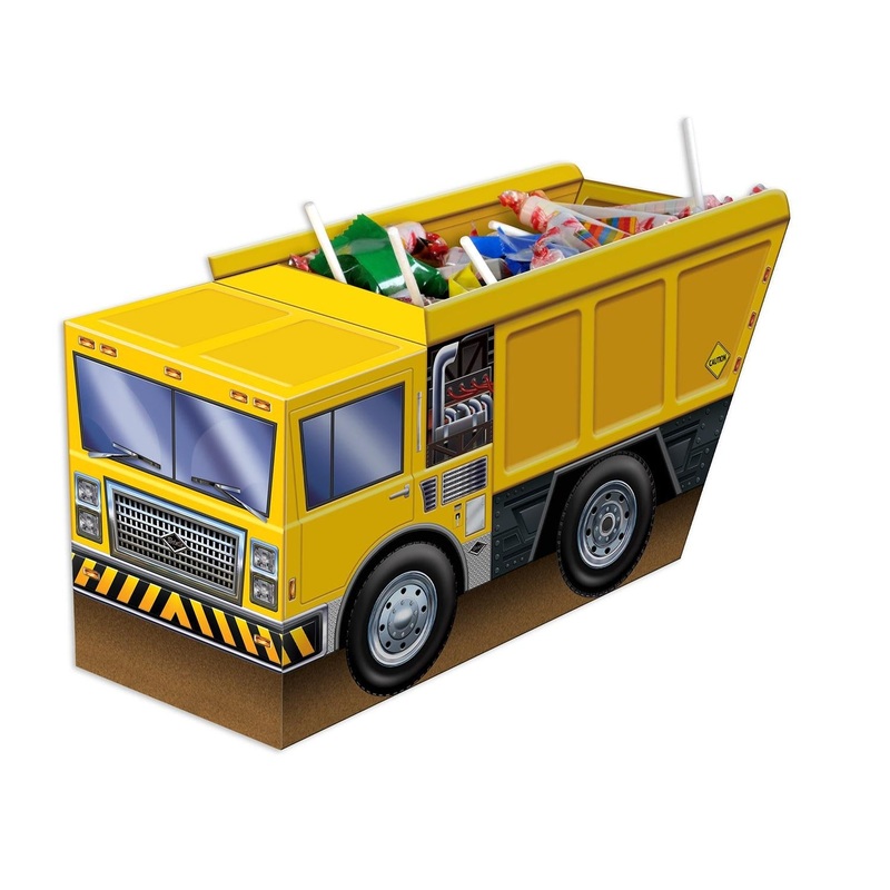 12 Pack Beistle 3-D Dump Truck Centerpiece