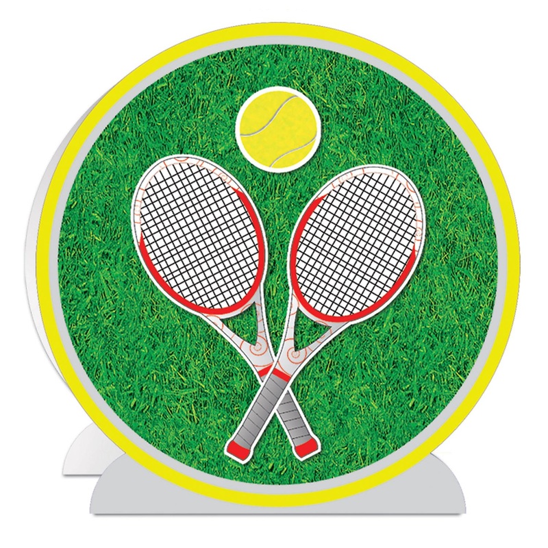 12 Pack Beistle 3-D Tennis Party Centerpiece