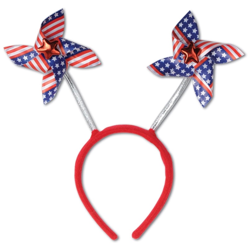 12 Pack Beistle 4th of July Party Patriotic Pinwheel Boppers