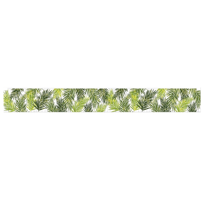 12 Pack Beistle Luau Party Metallic Palm Leaf Fringe Banner