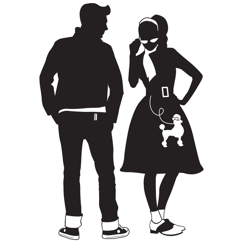 24 Pack Beistle 50's Party Silhouettes