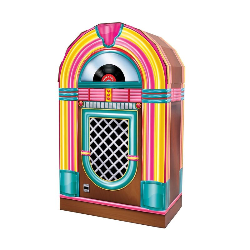 4 Pack Beistle 3-D Jukebox Party Prop